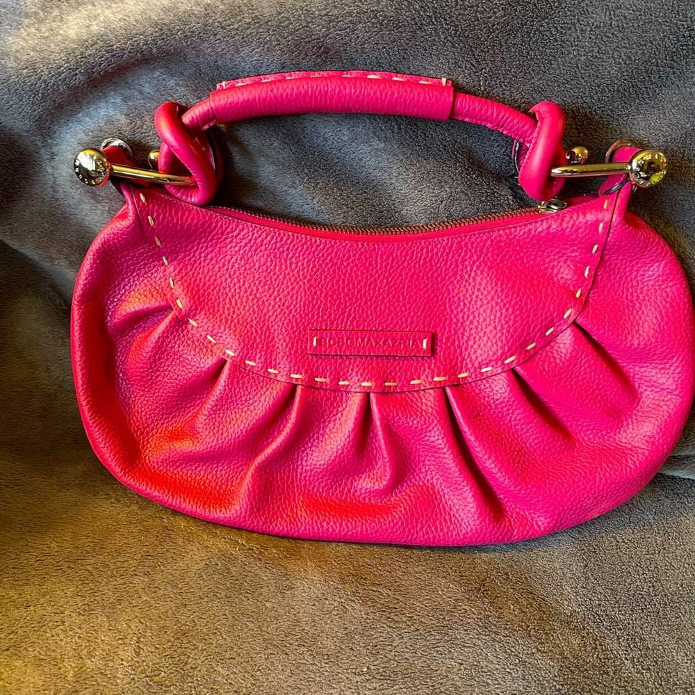 BCBG, hot pink ladies handbag